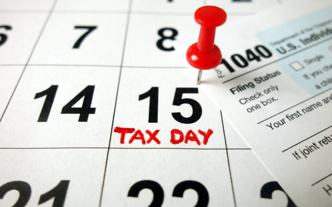 Tax Day is April 15